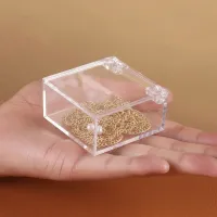Clear Acrylic Cube Box with Lid thumbnail 5
