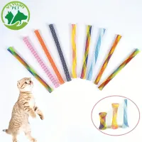Colorful Folding Spring Cat Toy thumbnail 1
