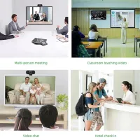 1080P HD Webcam with LED Light & Mic thumbnail 6