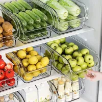 Clear Refrigerator Organizer Bins thumbnail 2