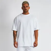 Men's 100% Cotton Oversized Crew Tee thumbnail 3