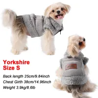 Winter Fleece Dog Jacket - Windproof thumbnail 3