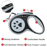 Retractable Nylon Pet Dog Leash 3m/5m thumbnail 2