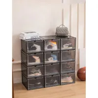 Clear Stackable Shoe Boxes thumbnail 1