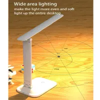 Foldable LED Desk Lamp with Alarm Clock thumbnail 6