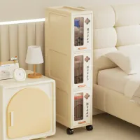 Slim Storage Cabinet with Drawers thumbnail 4