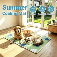Extra Large Cooling Dog Mat - Breathable Pet Bed thumbnail 2