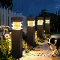 Solar Square LED Pathway Lights thumbnail 1