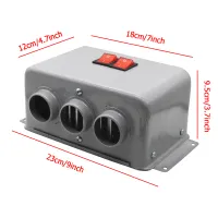 Portable 12V/24V Car Fan Heater Defroster thumbnail 5