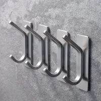 No Drill Adhesive Wall Hooks (4-Pack) thumbnail 3