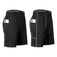 Men's Compression Shorts with Pocket thumbnail 1
