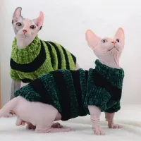 Sphynx Cat Winter Wool Sweater thumbnail 4