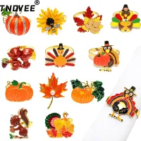 Thanksgiving Napkin Rings Set of 8 thumbnail 1