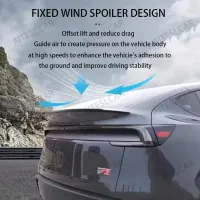 Tesla Model Y 2025 Carbon Fiber Spoiler thumbnail 4