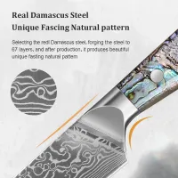7-Piece Damascus Steel Chef Knife Set thumbnail 3