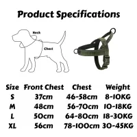 No-Pull Tactical Dog Harness Large thumbnail 6