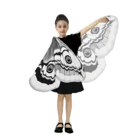 Girls Moth Butterfly Wings Cape Costume thumbnail 4