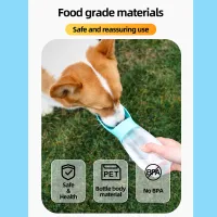 Portable Pet Water Bottle & Travel Bowl thumbnail 6