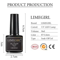Полный гелевый набор для ногтей LIMEGIRL с УФ‑лампой thumbnail 6