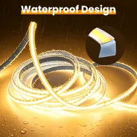 COB LED Strip Light Kit Waterproof 288LEDs/M thumbnail 4