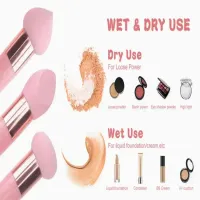 3Pcs Foundation Blending Sponges with Handle thumbnail 5