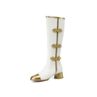 Knee High Cosplay Boots with Chinese Knot thumbnail 6