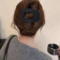 Korean Matte Acetate Hair Claw Clip thumbnail 4