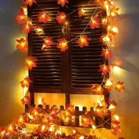 Maple Leaf LED String Lights thumbnail 4