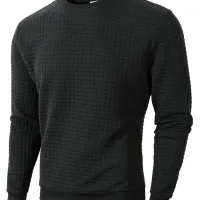 Men's Knitted Jacquard Crew Sweater thumbnail 2