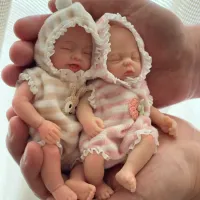 Mini Silicone Reborn Baby Doll thumbnail 5