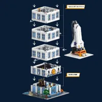 Four Heroes Tower Building Set (6135PCS) thumbnail 4