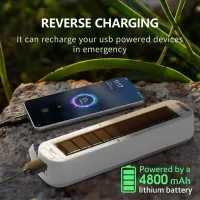 Solar LED Camping Lantern & Power Bank thumbnail 3
