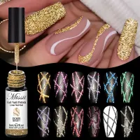 Reflective Glitter Liner Gel Nail Polish Set thumbnail 3