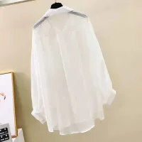 Sheer Chiffon Summer Cardigan Blouse thumbnail 4