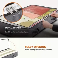 Under Bed Quilt Storage Organizer Bag thumbnail 3