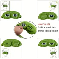 3D Frog Cartoon Sleep Mask thumbnail 5