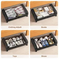 Under Bed Storage Bins with Wheels thumbnail 2