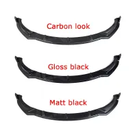 Carbon Look Tesla Model 3 Bumper Lip Splitters thumbnail 4