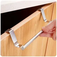 Stainless Steel Over-Door Towel Rack thumbnail 3