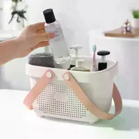 Portable Plastic Storage Basket Shower Caddy thumbnail 5