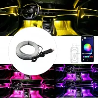 RGB Car Interior LED Light Strip 5M thumbnail 1