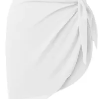 Sheer Chiffon Beach Coverup Skirt thumbnail 6