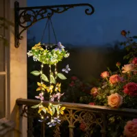 Solar Butterfly Vine LED Lights thumbnail 2