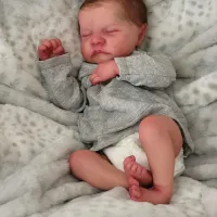 NPK Levi Reborn Boy Doll 19in Silicone thumbnail 4