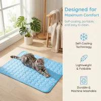 Ice Silk Dog Cooling Mat 2-Pack thumbnail 5