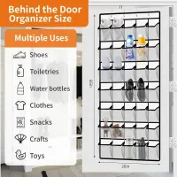 35-Pocket Over Door Shoe Organizer thumbnail 6