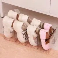 4-Section Clear Purse Organizer Stand thumbnail 2