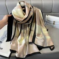 Satin Silk Shawl Hijab Scarf thumbnail 6