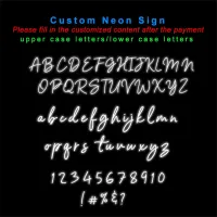Custom LED Neon Name Sign thumbnail 4