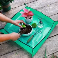Waterproof Foldable Plant Pot Mat with Gloves thumbnail 1
